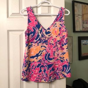 Size s Lilly Pulitzer double v sleeveless shirt